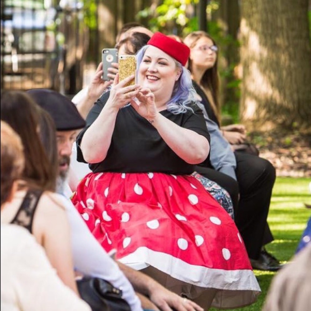 Unique Vintage high wasted Minnie Mouse skirt